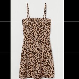 h&m cheetah dress